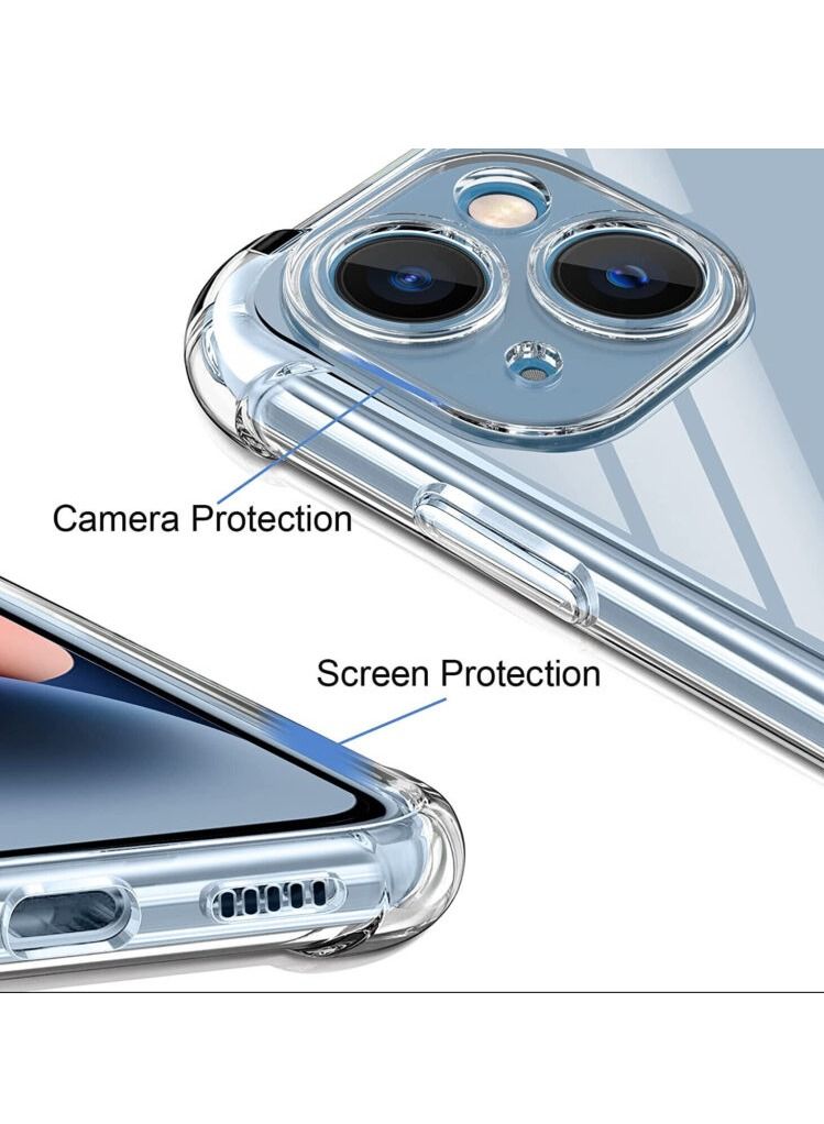 BORTONY iPhone 14 Case 6.1 Inch Ultra Slim Case, Soft TPU Material with 4 Corners Bumper Shockproof Protection Anti-Scratch Anti-Drop Cell iPhone 14 Clear - Image 4