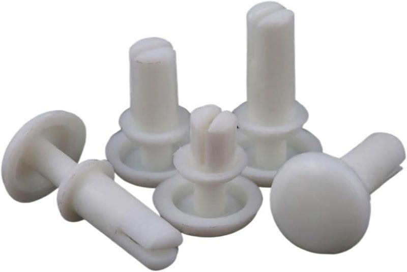 car trim clips 2.1/2.7/3.1/3.6/4.1/5.1/6.1mm R Type Expansion Rivet Nut Nylon Plastic Buckle Clip Computer PCB Mother Board 100pcs (Color : Noir, Size : R3045 (120pcs)) ( Color : White , Size : R3545 - Image 1