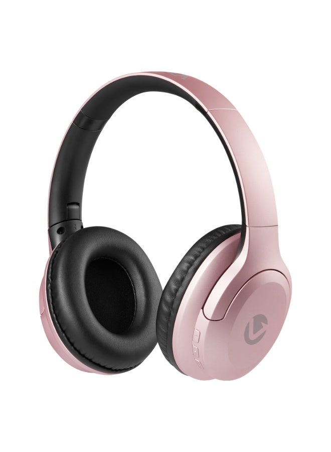 فولكانو سماعات رأس بلوتوث من سلسلة Volkano Thrive - ذهبي وردي