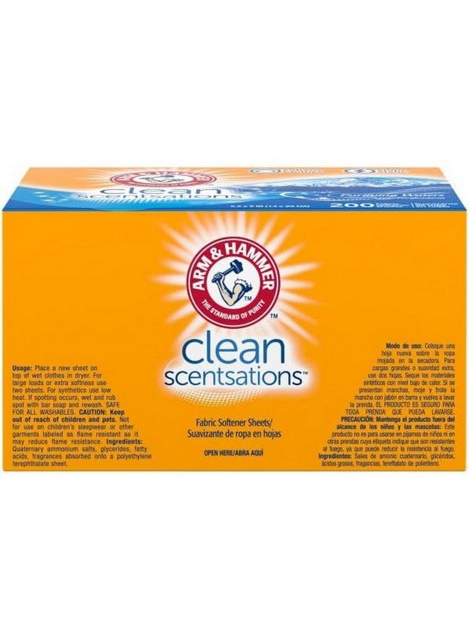 آرم آند هامر كلين سينتسيشنز مناديل منعمة للأقمشة 200 ورقة 5.5 × 9 بوصة 7191943 - Image 5