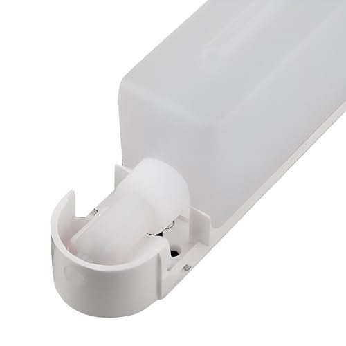 Carnival ABS Wall Mounted Manual Soap Dispenser 420ml Liquid, Soap, Lotion, Shampoo, Conditioner Dispenser for Bathroom,Kitchen and Washbasin(White) (Acrylonitrile Butadiene Styrene (ABS), White) - Image 3