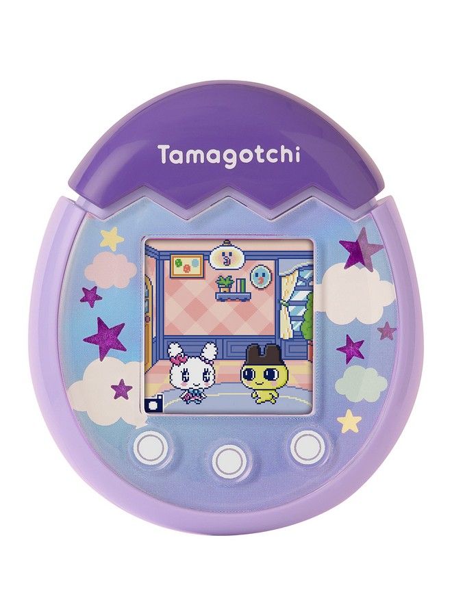 Tamagotchi 42902 Bandai Pix The Next Generation Of Virtual Reality Pet With Camera Games And Collectable Characters Sky Purple - Image 4