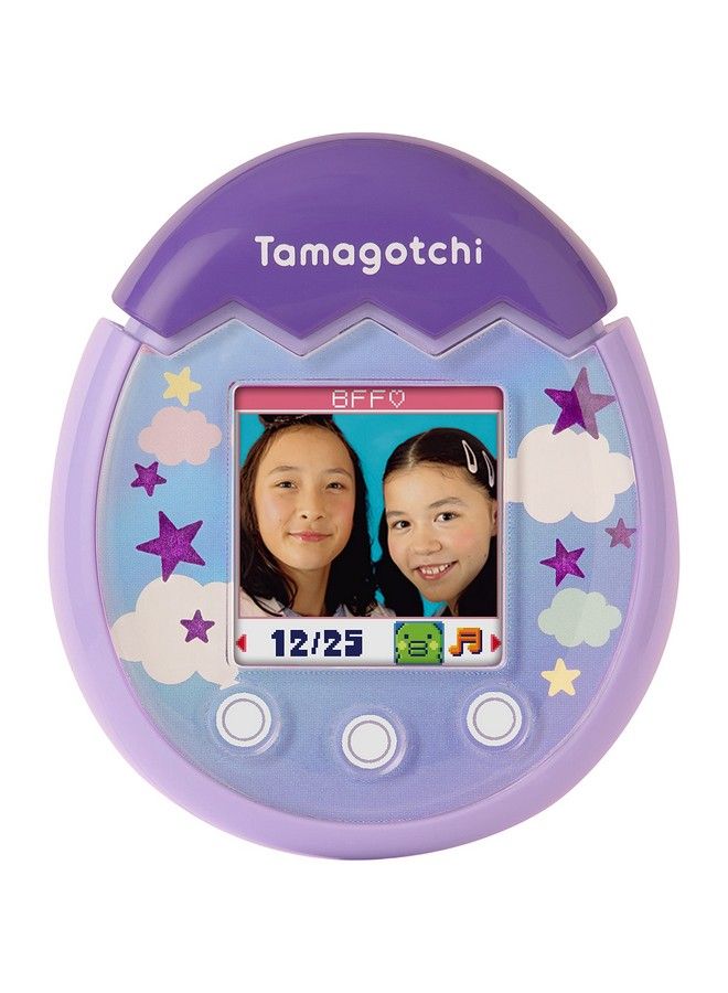 Tamagotchi 42902 Bandai Pix The Next Generation Of Virtual Reality Pet With Camera Games And Collectable Characters Sky Purple - Image 5