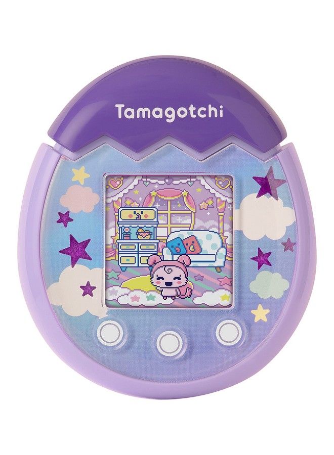 Tamagotchi 42902 Bandai Pix The Next Generation Of Virtual Reality Pet With Camera Games And Collectable Characters Sky Purple - Image 3