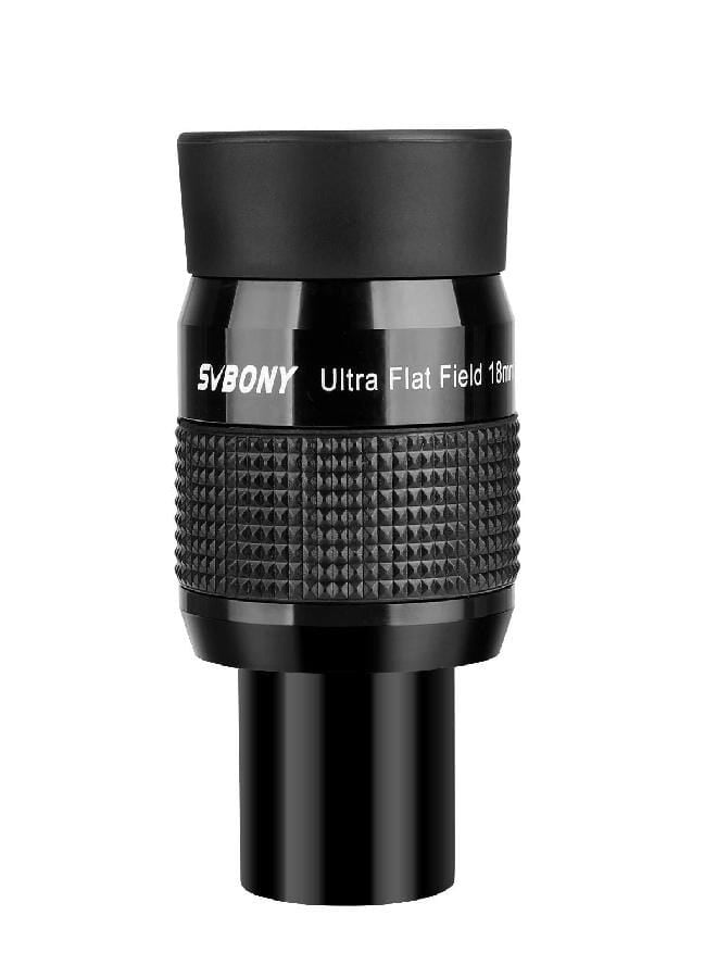 SVBONY SV190 Ultra Flat Field Eyepiece, 1.25 Inch UF 18mm Telescope Eyepiece, Fully Multi-Coated Feature Blackened Lens Edges  - Image 1