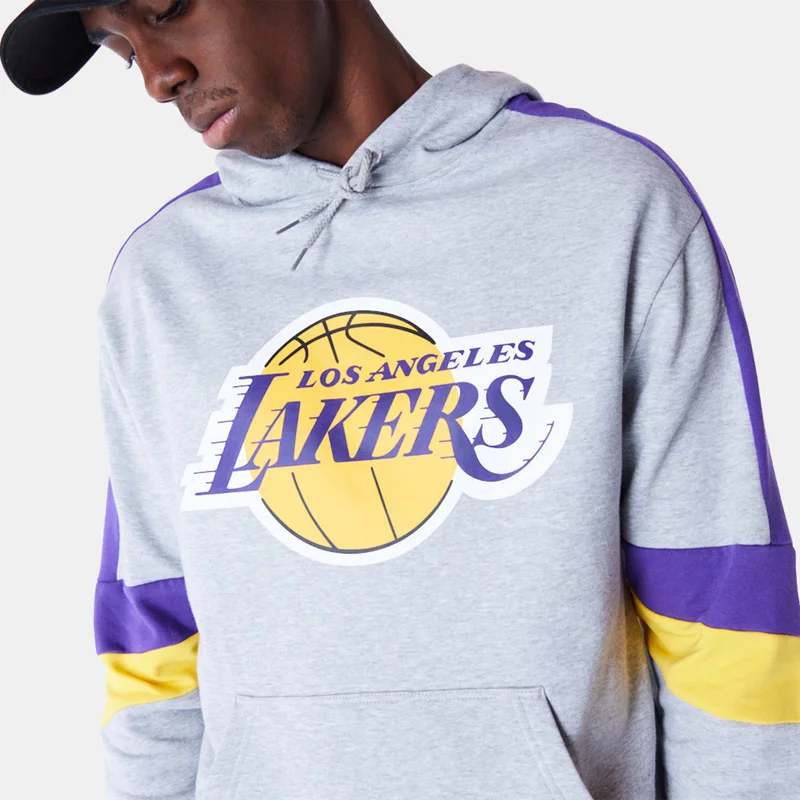 NEW ERA Men's NBA Los Angeles Lakers Colourblock Hoodie