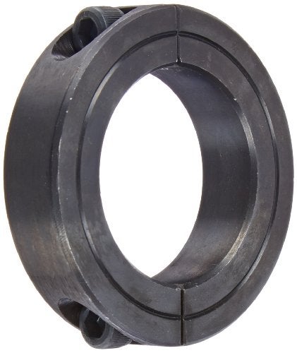 Aivoxe Climax Part 2C-150, Mild Steel, Black Oxide Plating, Clamping Collar, 1 1/2 inch bore, 2 3/8 inch OD, 9/16 inch Width, 1/4-28 x 3/4" Clamp Screw - Image 3