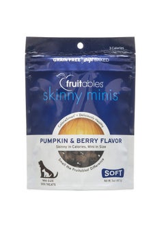 Fruitables: Skinny Minis Pumpkin and Berry Soft & Chewy Dog Treats, 5 oz