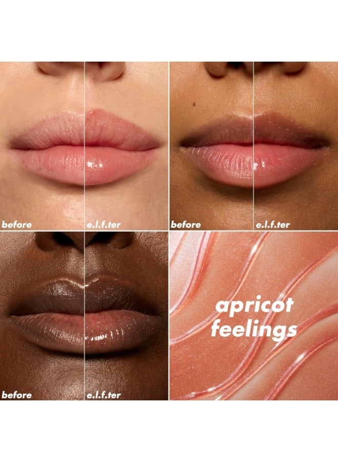 elf Glow Reviver Plumping Lip Oil Apricot Feelings - Image 2