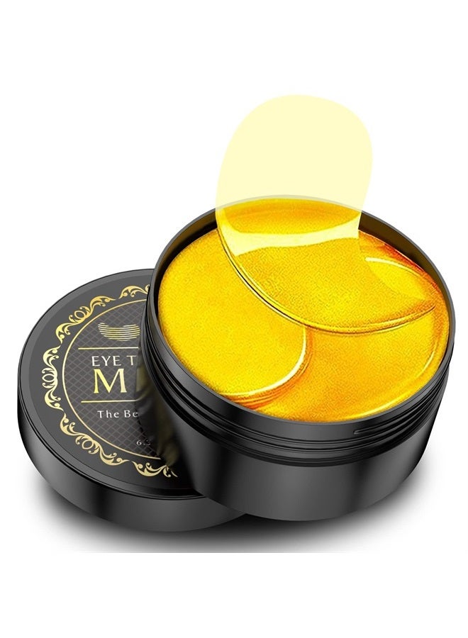 NAZANO Under Eye Patches - 30 Pairs - 24K Gold Eye Mask- Puffy Eyes & Dark Circles Treatments,Reduce Under Eye Bags and Smooth Wrinkles,Eye Skin Care Pads With Collagen - Image 1