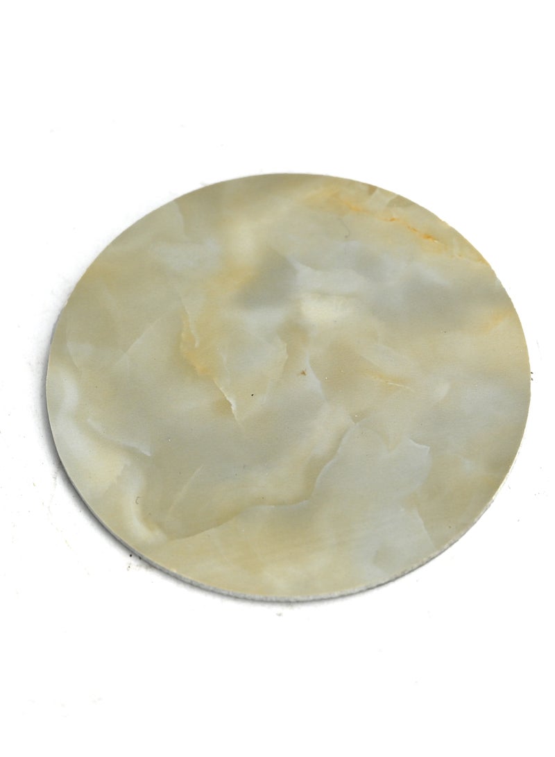 White Marble Coasters for Drinks, set of 12 Round Shape Modern Holder, Wide Drink Round Coasters, White Marble Coasters Made from Real Solid Marble  - Image 3
