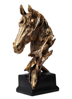 Decorative Home Golden Sculptured Horse Head Statue Crafts, Decorations, Gift Tables, Desktop, Home Office, and Animal Figurines (40cm) (Gold) - pzsku/ZBB18E197802B764F34C8Z/45/_/1735370376/8358c744-75e4-4a78-9fd4-a4112f88a957