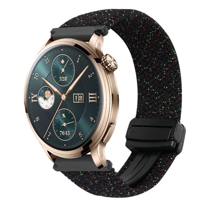For Honor Watch 4 Pro 22Mm Magnetic Buckle Braided Watch Band(Starlight Colorful) - Image 1