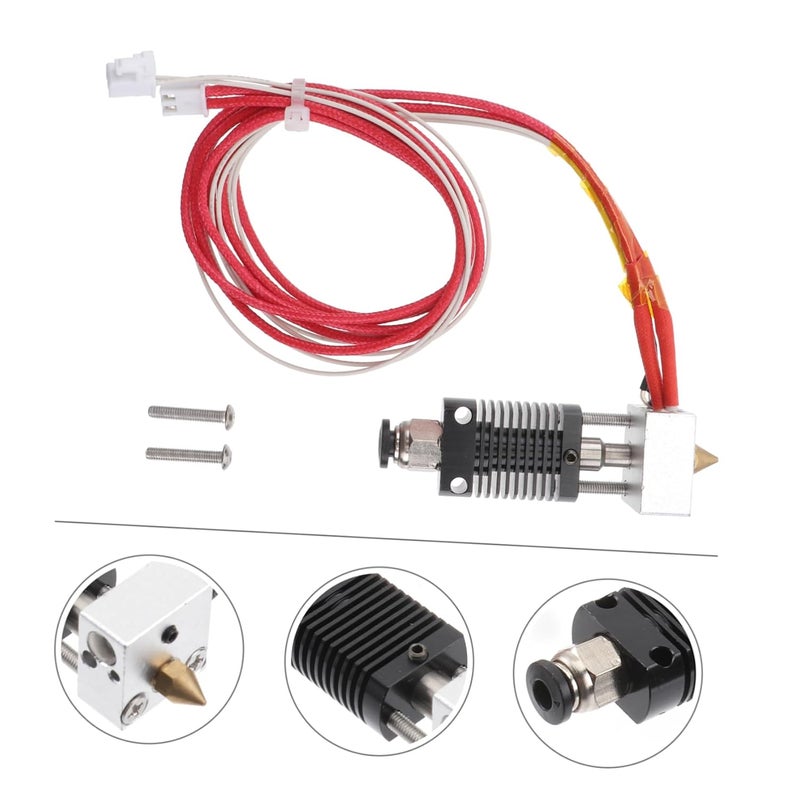 Unomor High Grade Printer Extruder Hot End Kit With Transparent Tube Easy Installation - Image 4
