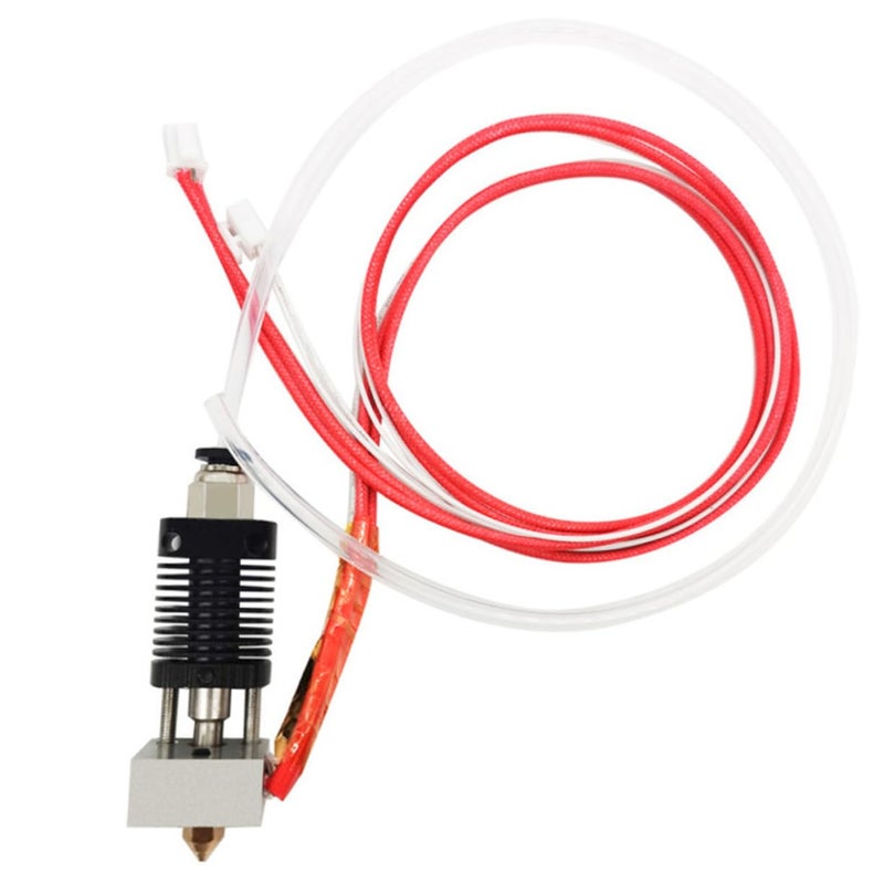 Unomor High Grade Printer Extruder Hot End Kit With Transparent Tube Easy Installation - Image 1