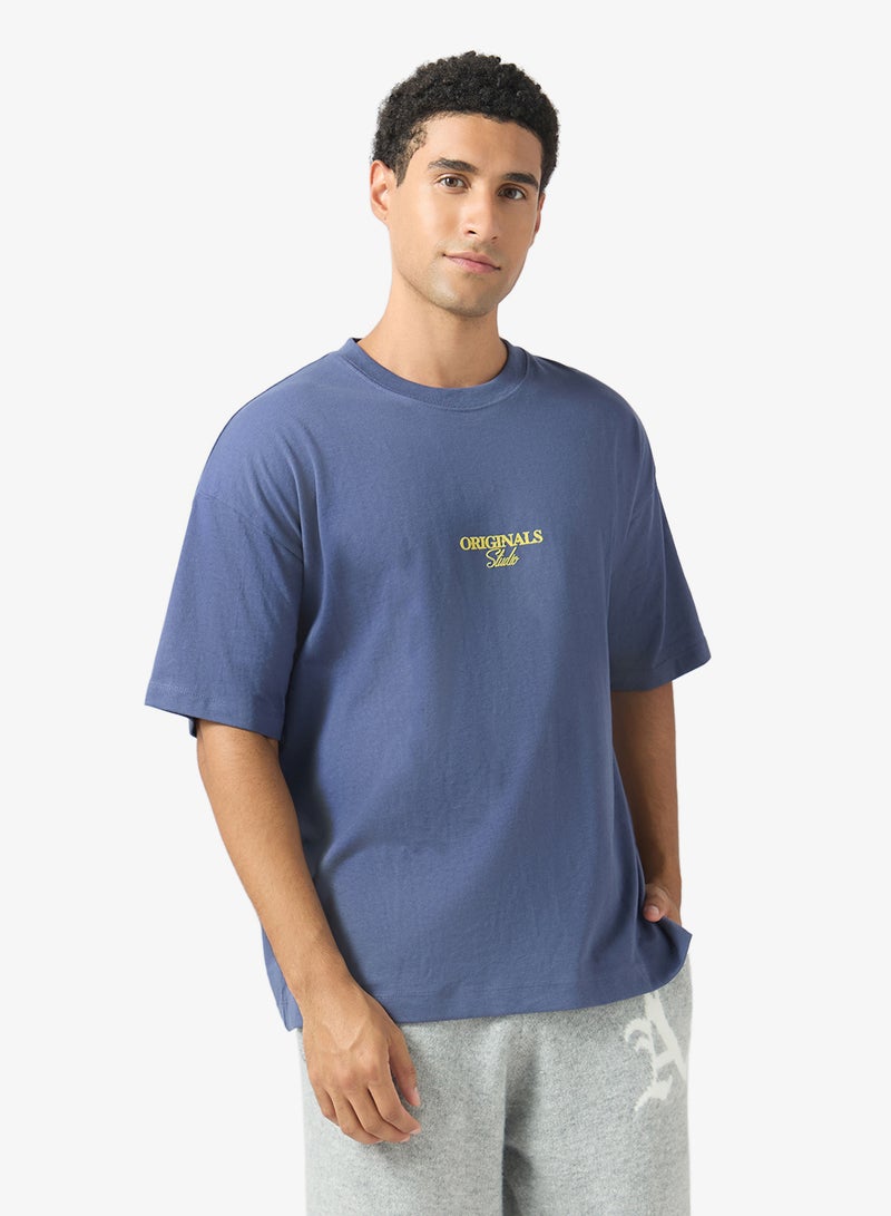 JACK & JONES Graphic Crew Neck T-Shirt - Image 3