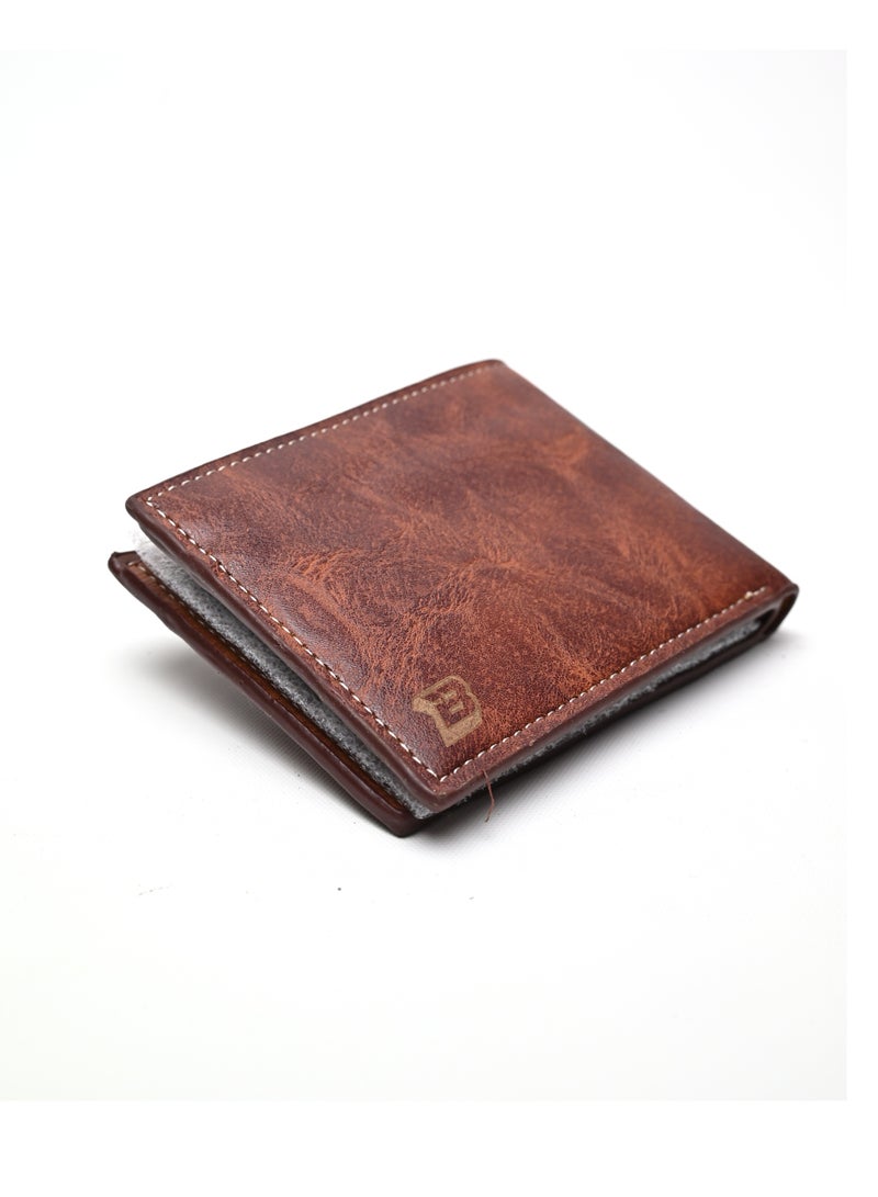 BRISK WLT004 - Ultra-Slim Leather Card Holder Wallet with Cash Slot – Lightweight & Stylish - Image 1