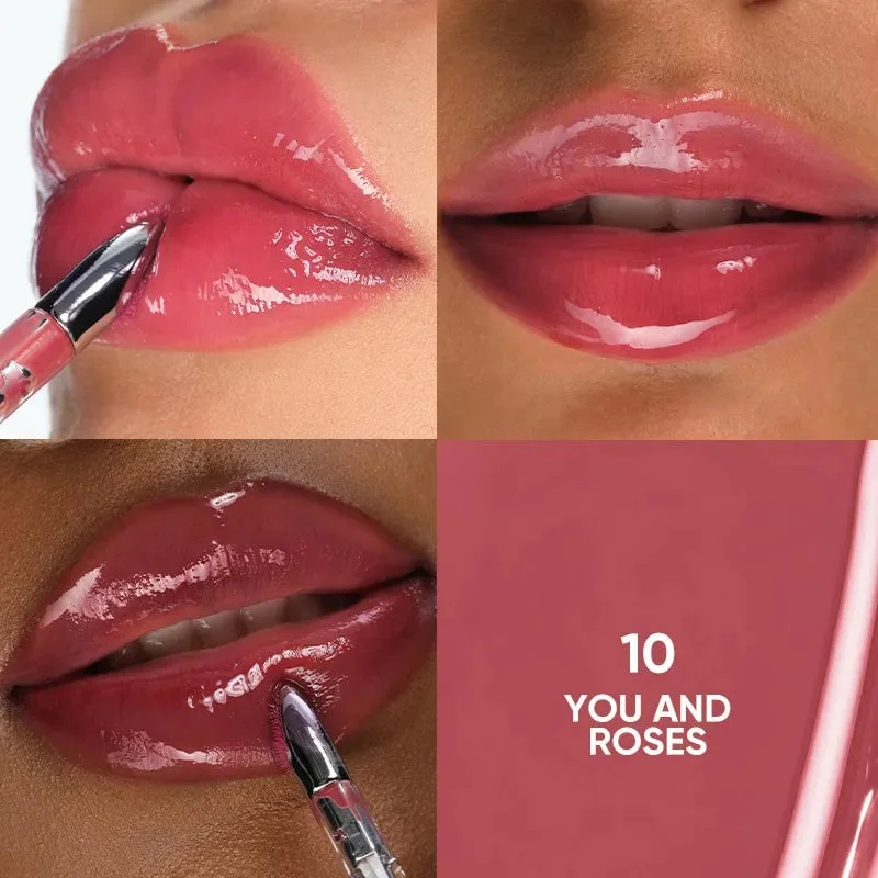 Judydoll جودي دول: ملمع شفاه مائي ثنائي الوميض 10 — 2.4 جم