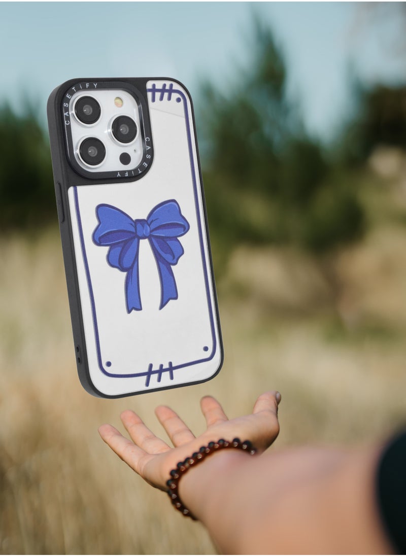 Casetify - iPhone 14 Pro Cover Luxury Plating Embossed Hard Phone Case Tempered Glass Back Cover - Image 1