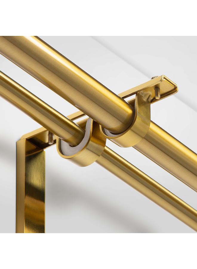 erorex Curtain Rod Holder, Brass-Colour - Image 3