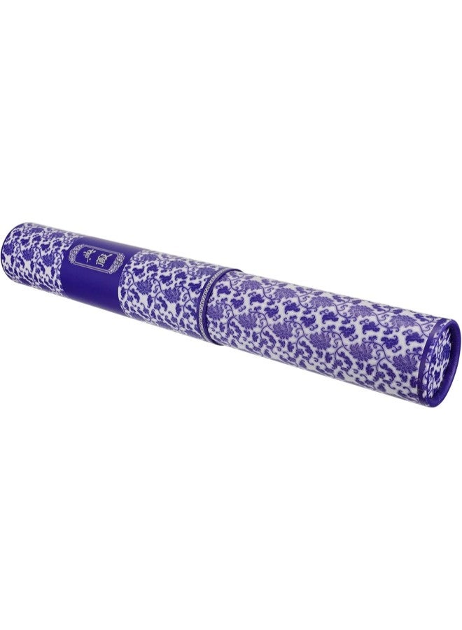 klarako 1pc Poster Documents Storage Tube Telescoping Tube Extendable for Artworks Blueprints Drafting Scrolls Calligraphy (Purple) - Image 1