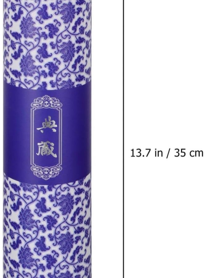 klarako 1pc Poster Documents Storage Tube Telescoping Tube Extendable for Artworks Blueprints Drafting Scrolls Calligraphy (Purple) - Image 2