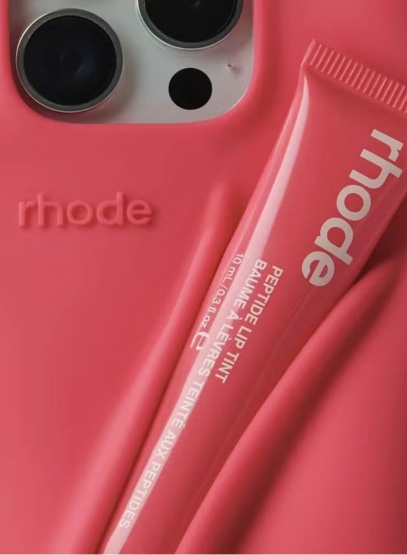 rhode Silicone Lip Balm Holder for Phone, Adhesive Back Sticker for Lip Balm, Stick-On Phone Case Accessory for iPhone (Guava Spritz) - Image 3