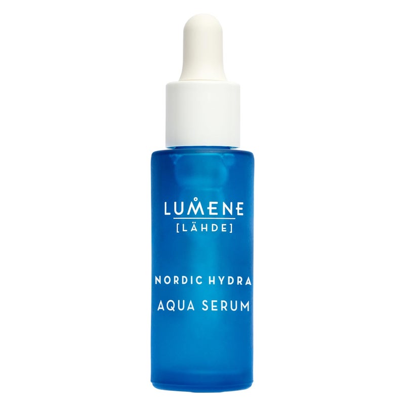 Lumene Nordic Hydra Arctic Dew Quenching Aqua Face Serum - Pure Concentrated Skin Hydration + Arctic Spring Water for Lasting Dewy Skin - Nordic Red Algae + Hyaluronic Acid Hydrating Serum (1 fl oz) - Image 1