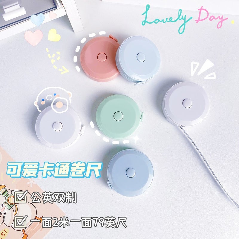 Round 2M Mini Multi-Function Automatic Shrinking Small Tape Measurement Measurement Measurement Measurement Measurement Measurement Measurement Soft Measurement - Image 3