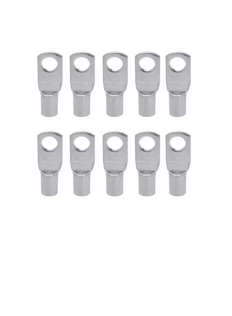 Copper Cable Lugs 10Pcs Set-Wire Terminals, Connector Cable lugs Ring Battery SC Terminals, for Marine, Solar, Automotive, Electric, Home Applications etc (Hole Size 12mm, Cable Size 10mm)  - Image 3