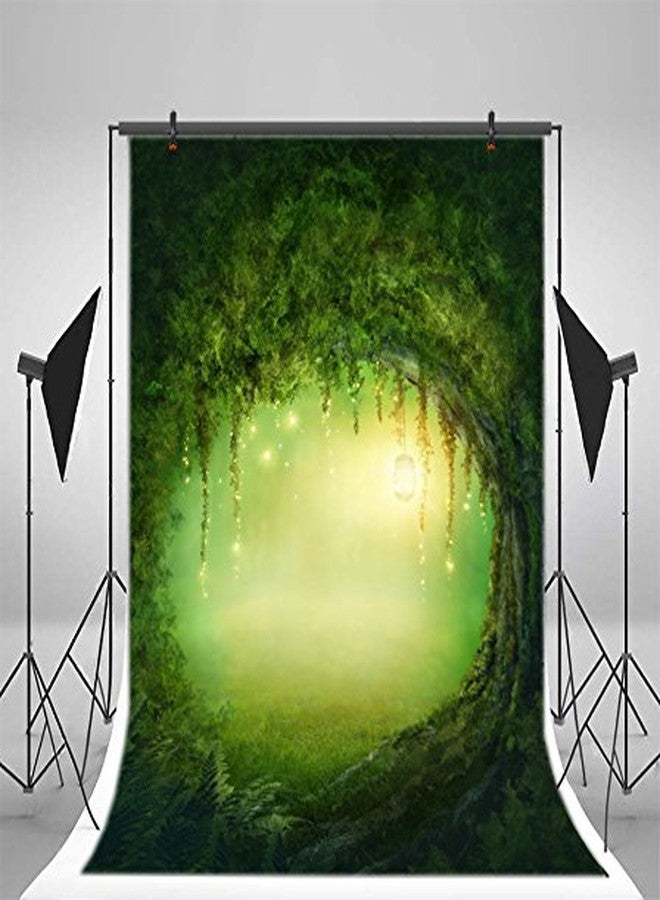 Yeele 8x10ft Enchanted Forest Photography Backdrop Fantasy Mysterious Fog Forest Background for Photo Booth Magic Lamp Fairy Kids Boy Girl Adult Photo Booth Shoot Vinyl Studio Props - Image 2