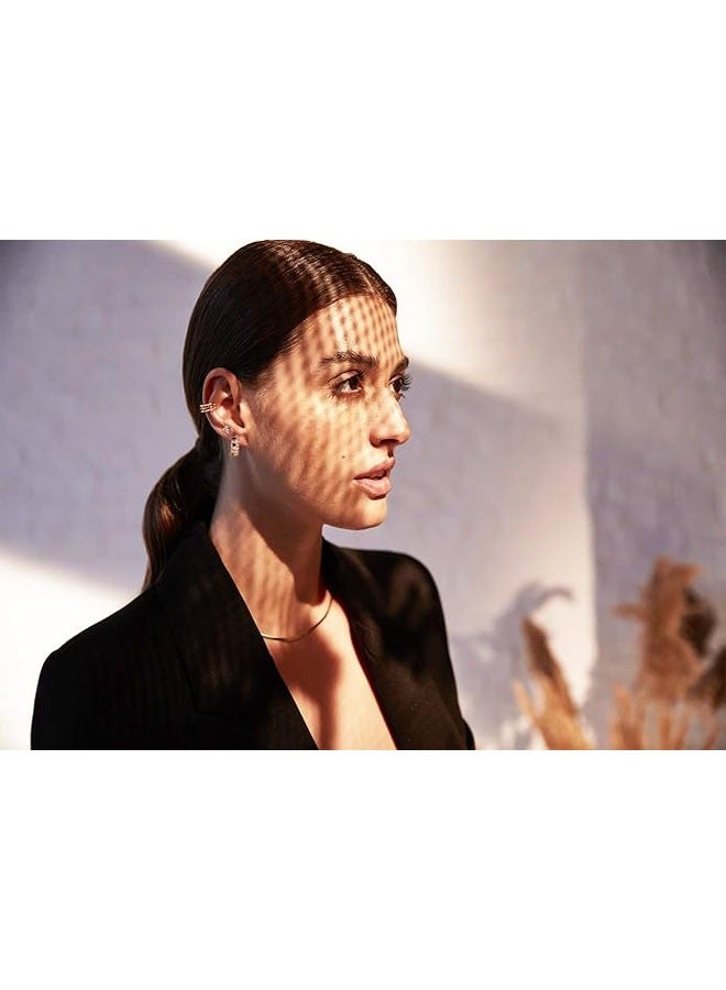 Mevecco Women Huggie Earrings Gold Hoop Sleeper 14K Gold Filled Small Simple Handmade Hypoallergenic Everyday Jewelry - Image 2