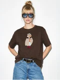 Bianco Lucci Dark Mocha Brown