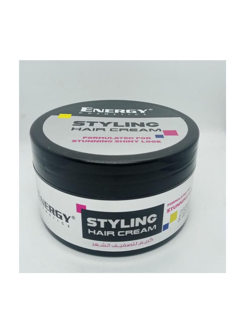 Energy STYLING HAIR CREAM FORMULATED FOR STUNNING SHINY LOOK 250 ML 