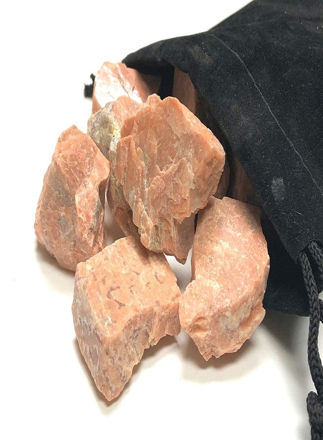 Zentron Crystal Collection Rough Peach Moonstone - 3 Pound - Image 2