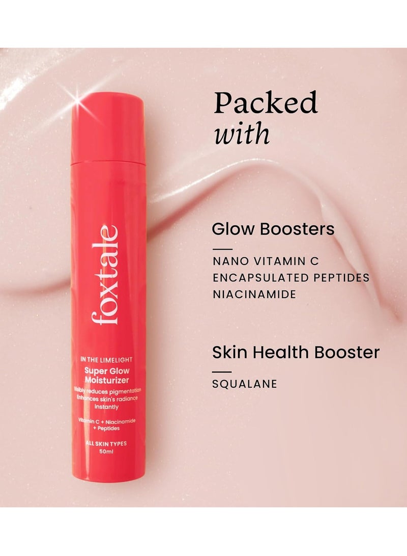 Foxtale Super Glow Moisturizer With Nano Vitamin C Niacinamide Encapsulated Peptides 50ml - Image 3