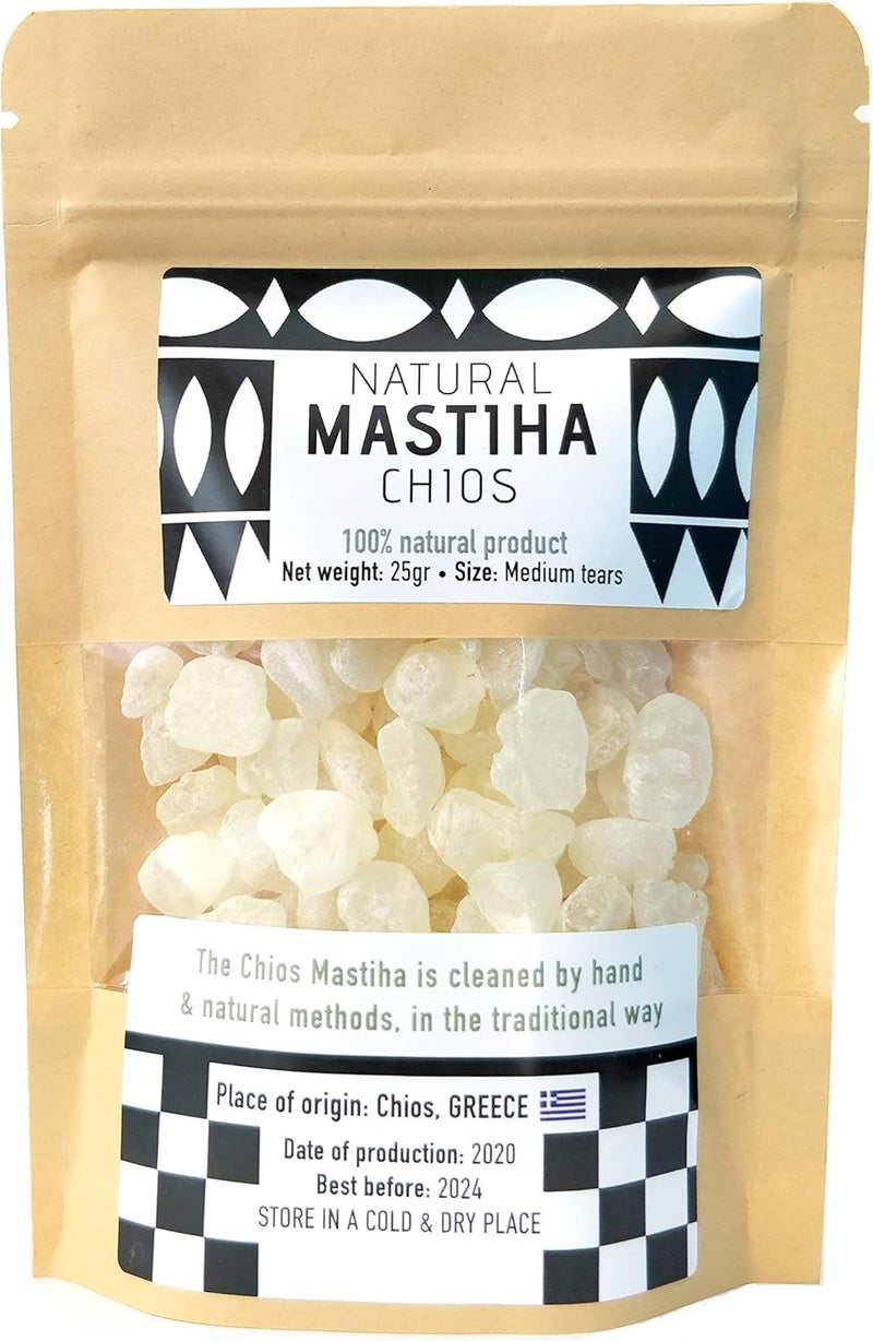 Chios Mastic Mastiha Tears Gum - 25g Natural Resin - Image 1