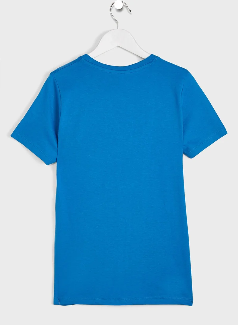 Ripples Round Neck Printed T-Shirts