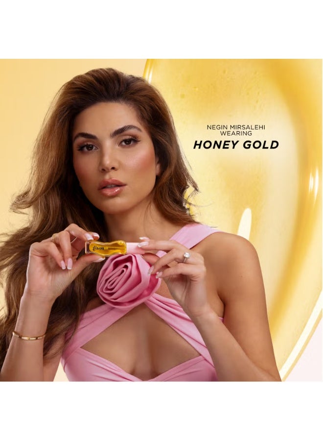Gisou Honey Infused Lip Oil 8ml - Honey Gold - Image 3