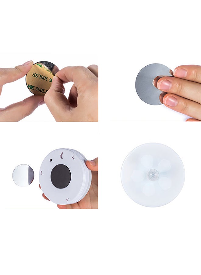 Sharpdo LED Corridor Night Light With Motion Sensor Light White 9.3x9.3x2.3centimeter  - Image 4