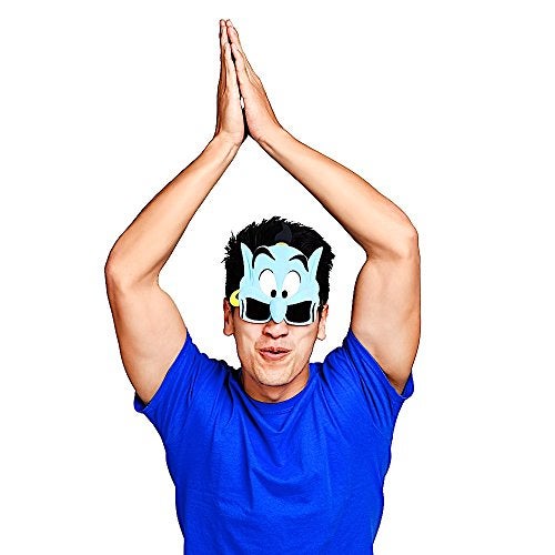 Sun-Staches Disney Official Aladdin Genie Sunglasses | Costume Accessory Mask | UV400 | One Size Fits Most - Image 5