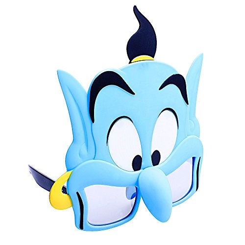 Sun-Staches Disney Official Aladdin Genie Sunglasses | Costume Accessory Mask | UV400 | One Size Fits Most - Image 1