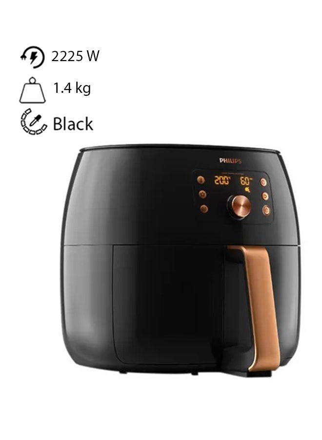 Philips Premium Airfryer 1.4 kg 2225 W HD9863/94 Black - Image 1