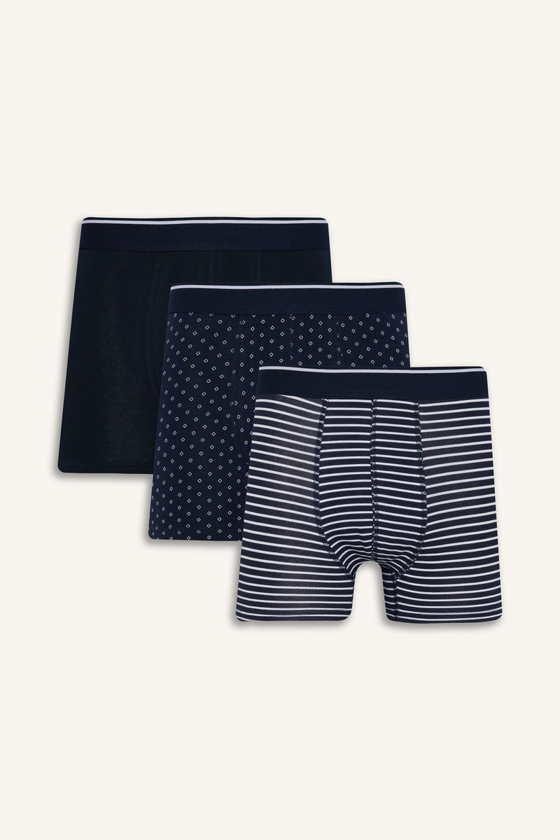 DeFacto Blue Man Regular Fit Knitted Boxer Casual - Image 1