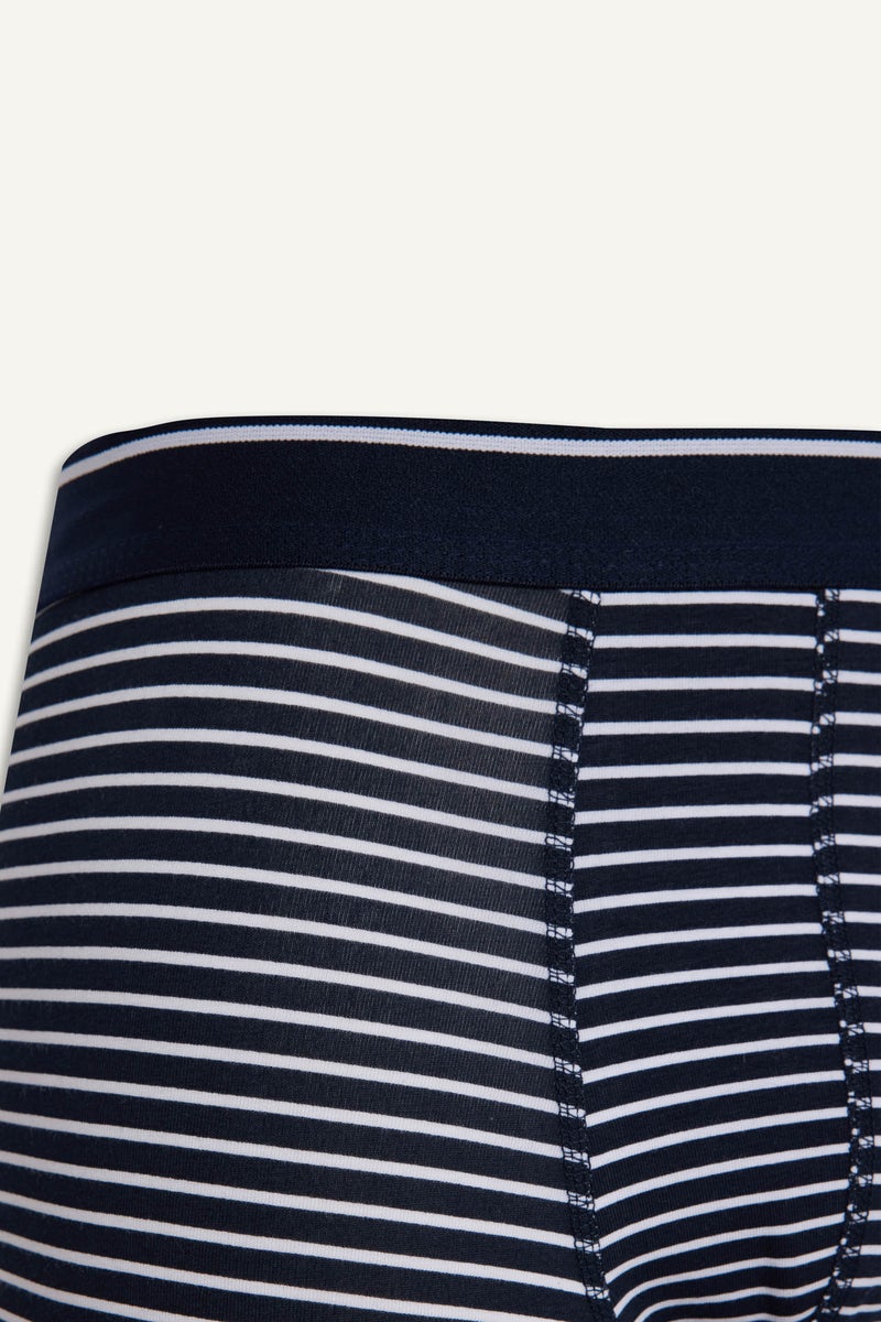 DeFacto Blue Man Regular Fit Knitted Boxer Casual - Image 5