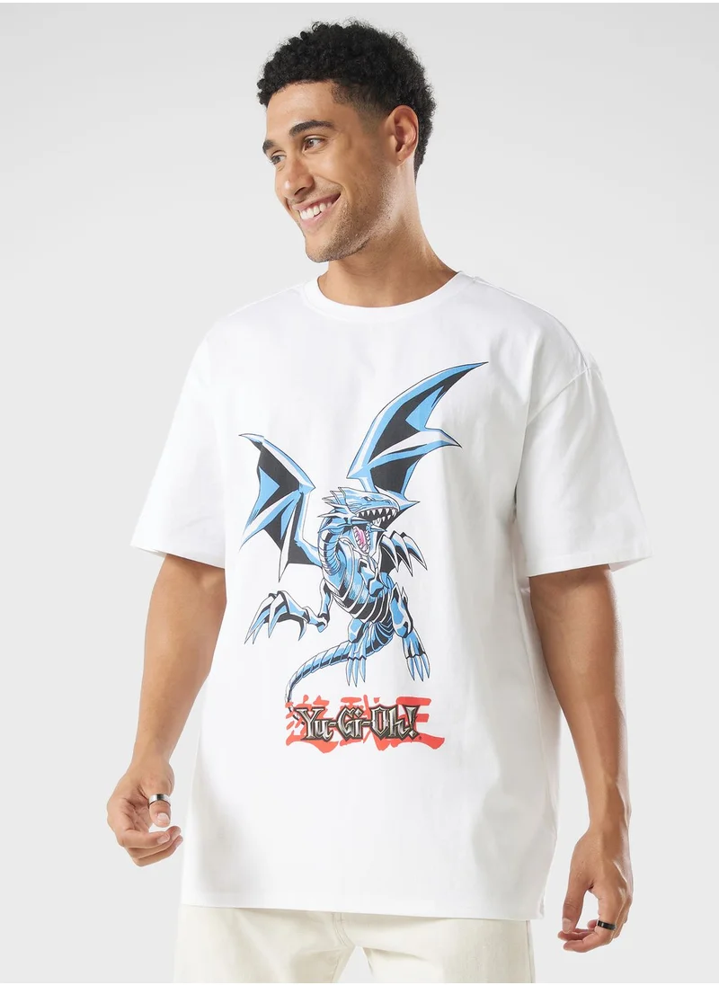 UPSCALE Yu-Gi-Oh Blue Eyes White Dragon T-Shirt