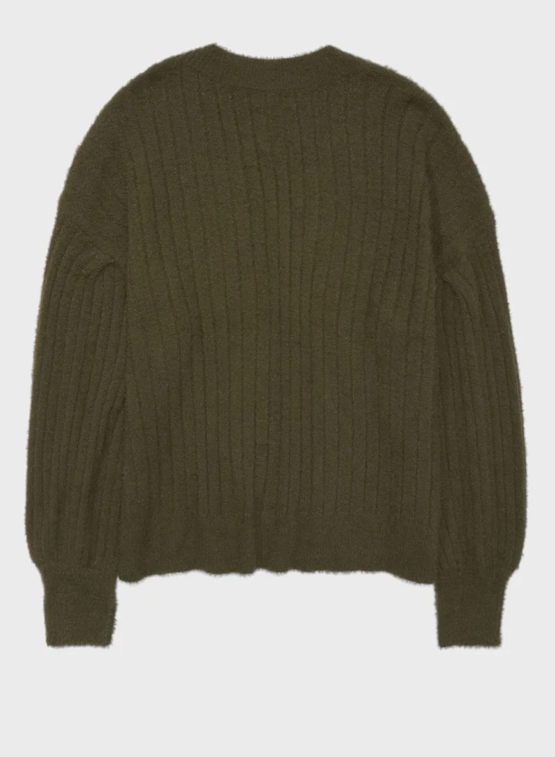 آري من امريكان ايجل V-Neck Ribbed Sweater