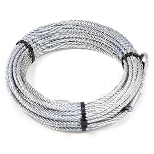 WARN 15236 Replacement Wire Winch Rope Silver, 50 feet - Image 4