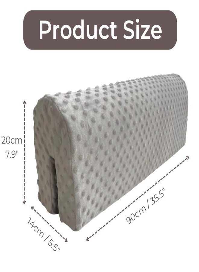 Wonder Space Toddlers' Bed Rail Bumpers Protecter - Children's Bed Guardrail Padding - Anti-Collision | Increased Height | Fall Prevention - Easy Installation Enhanced Safety Mostly Fit (Grey, 3ft) - Image 5