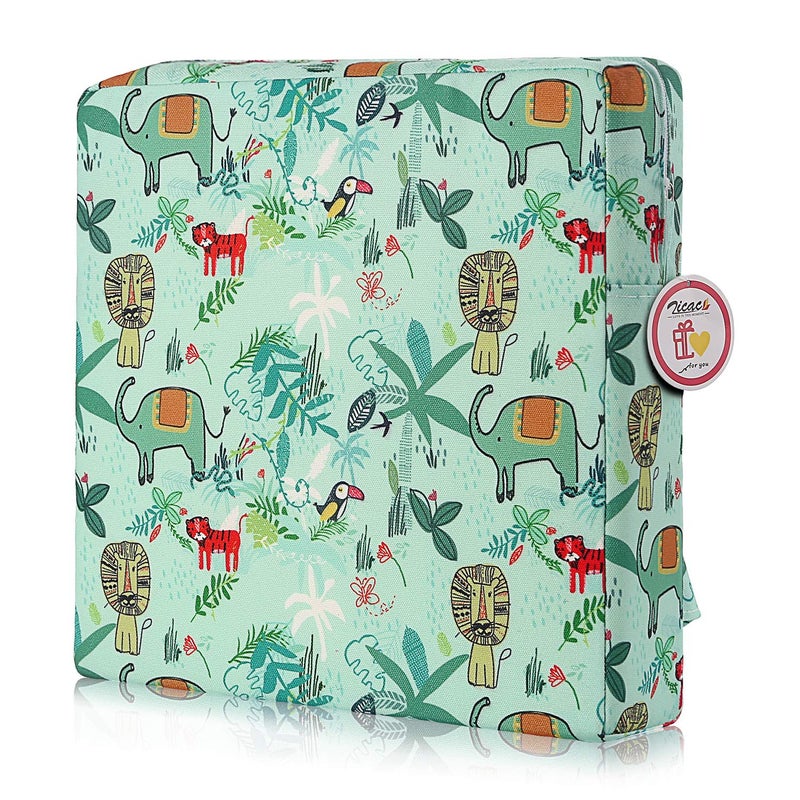 Zicac Portable High Chair Increasing Seat Cushion for Travel Dining Seat Pad for Toddler Kids Baby Infant Washable Thick Chair Seat Pads (Green) - Image 2